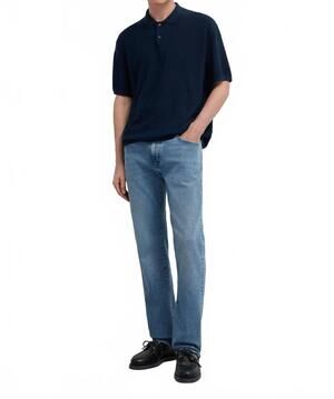 NEW MAVI polo neck knit shirt in total eclipse